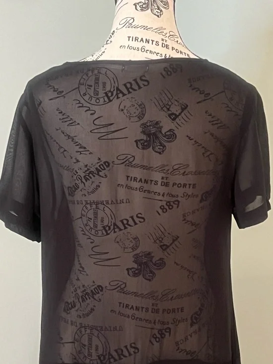 Kimchi Blue Black Sheer Dress | Size M | MIDI | Excellent Condition - Picture 10 of 17